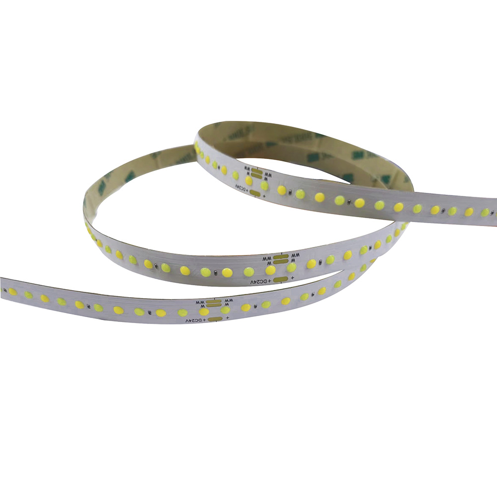 DC24V 10mm Wide 90 CRI 16.4Ft 800LEDs Flexible Tunable White COB LED Strip Light DC24V 10mm Wide 90 CRI 16.4Ft 800LEDs Flexible Tunable White COB LED Strip Light
